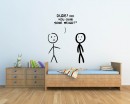 Quotes - Dude, Did You Gain Some Weight Lovely Quotes Sticker Vinyl Lettering Decals